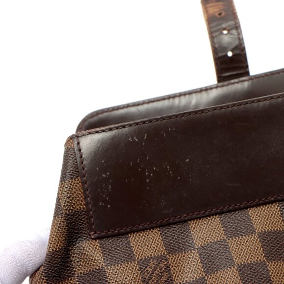 Louis Vuitton Brown Damier Ebene Coated Canvas Soho Backpack - Picture 10 of 10